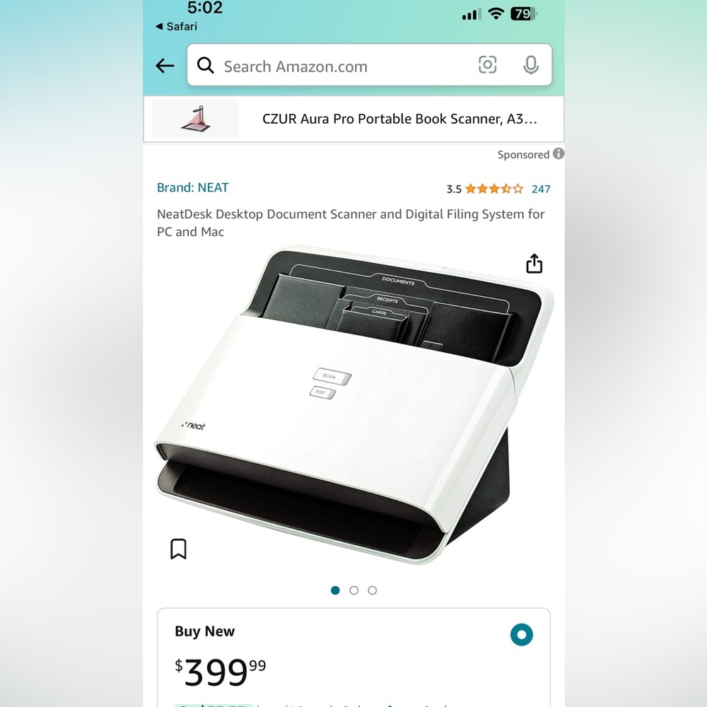 Neat Scanner Used Twice - image 6
